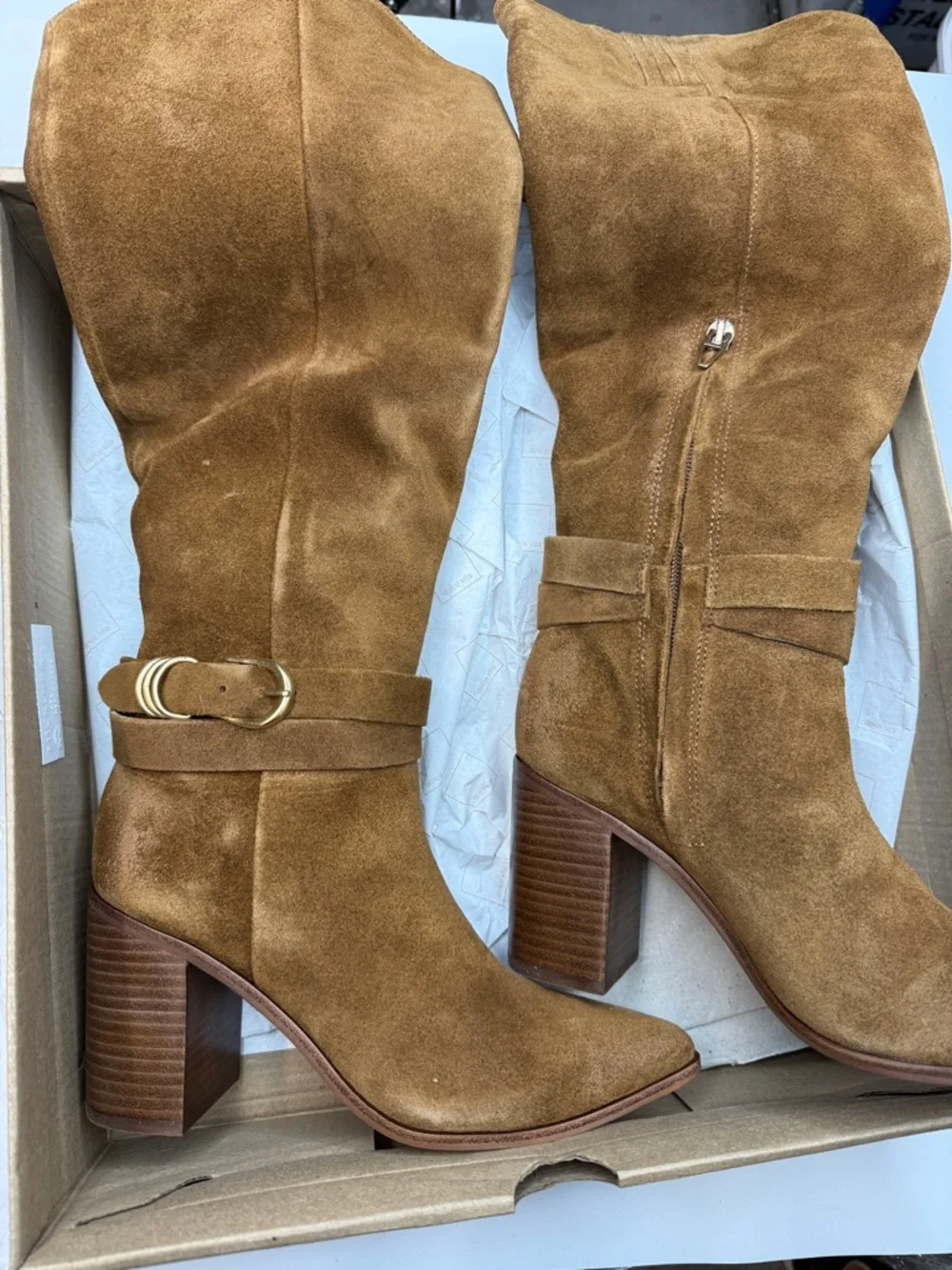 Dolce Vita Tyrone Boots Brown Suede- Size 6 - Picture 7 of 11